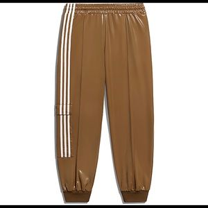 Ivy Park Adidas Ivy Brown Latex Track Cargo Pants NWT Medium